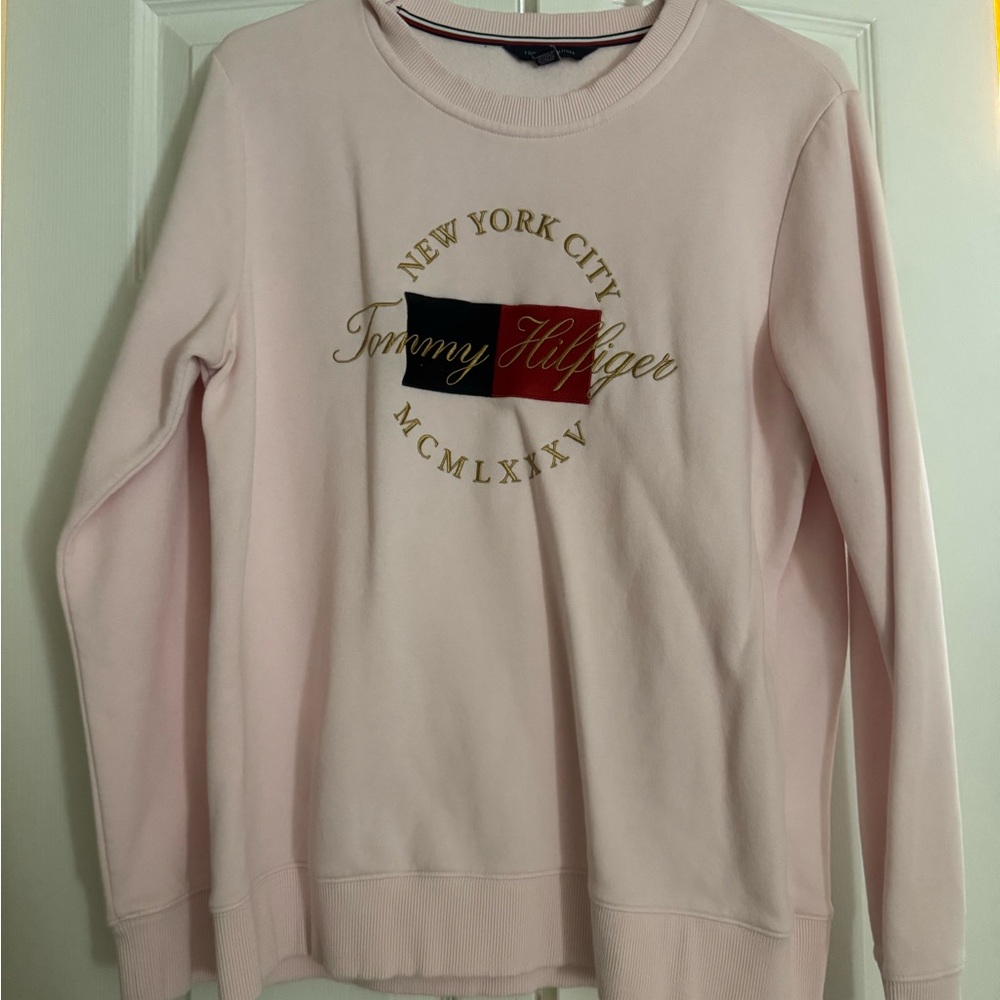 Tommy Hilfiger Light Pink Crew Neck Sweater